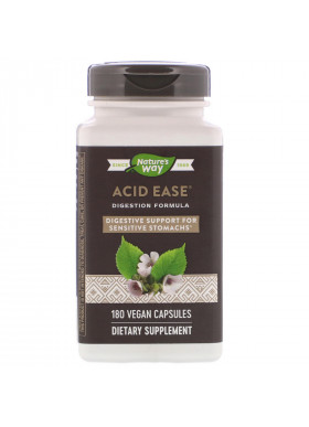 Nature's Way, Acid Ease, Digestion Formula, 180 Vegan Capsules