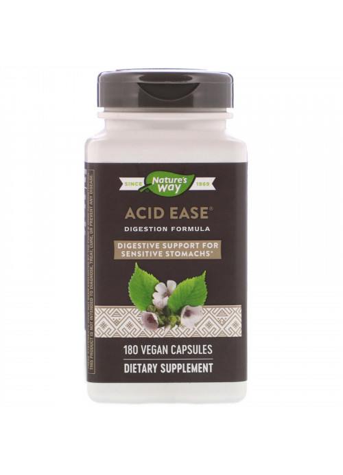 Nature's Way, Acid Ease, Digestion Formula, 180 Vegan Capsules