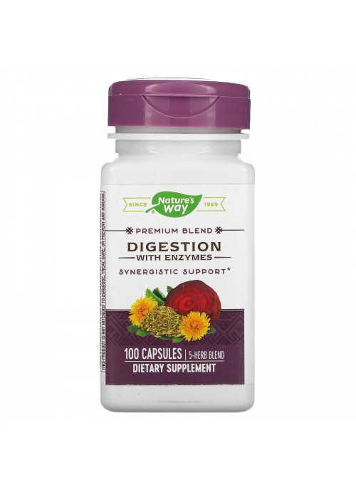 Nature's Way, Digestion with Enzymes, 100 Capsules