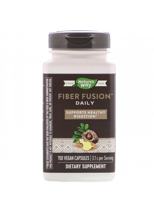 Nature's Way, Fiber Fusion Daily, 3.1 g, 150 Vegan Capsules