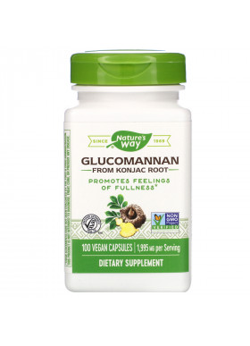 Nature's Way, Glucomannan from Konjac Root, 1,995 mg, 100 Vegan Capsules