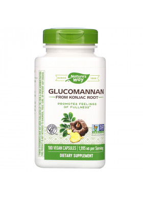 Nature's Way, Glucomannan from Konjac Root, 1,995 mg, 180 Vegan Capsules