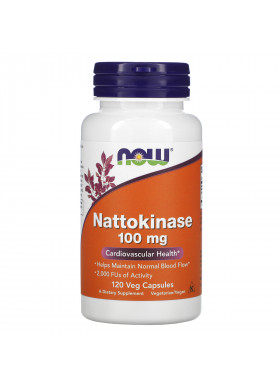 Now Foods, Nattokinase, 100 mg, 120 Veg Capsules