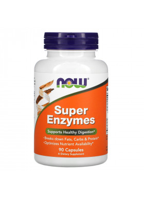 Now Foods, Super Enzymes, 90 Capsules