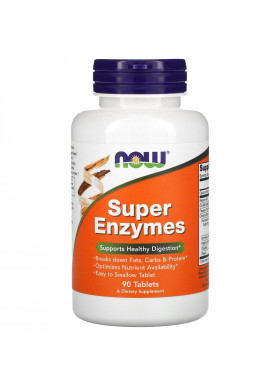 Now Foods, Super Enzymes, 90 Tablets