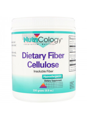 Nutricology, Dietary Fiber Cellulose Powder, 8.8 oz (250 g)