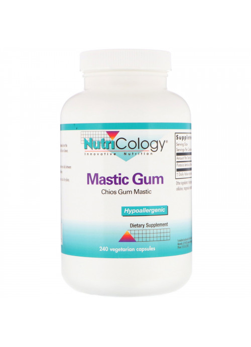 Nutricology, Mastic Gum, Chios Gum Mastic, 240 Vegetarian Capsules