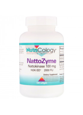 Nutricology, NattoZyme, 100 mg, 180 Softgels