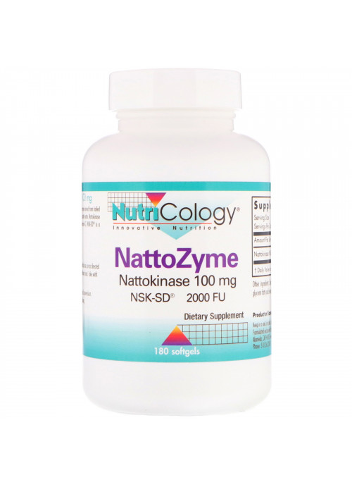 Nutricology, NattoZyme, 100 mg, 180 Softgels