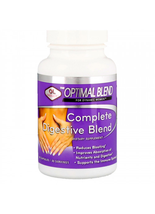 Olympian Labs, Optimal Blend, Complete Digestive Blend, For Women, 60 Capsules