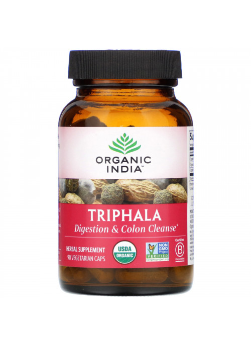 Organic India, Triphala, 90 Vegetarian Caps