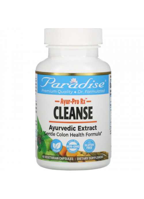 Paradise Herbs, AYRU Pro Rx, Cleanse, 60 Vegetarian Capsules