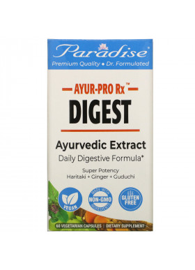 Paradise Herbs, AYUR Pro Rx, Digest, 60 Vegetarian Capsules