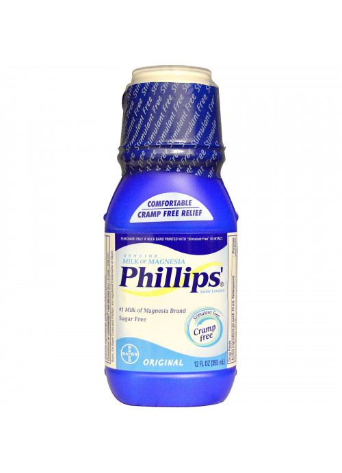 Phillip's, Genuine Milk of Magnesia, Saline Laxative, Original, 12 fl oz (355 ml)