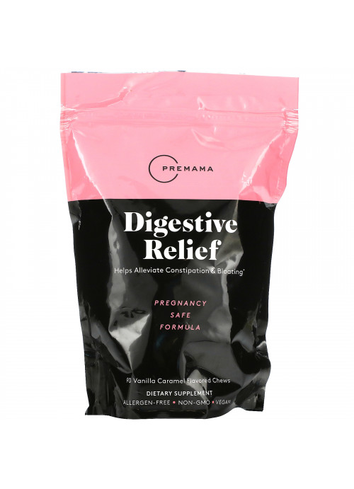 Premama, Digestive Relief, Vanilla Caramel, 90 Chews