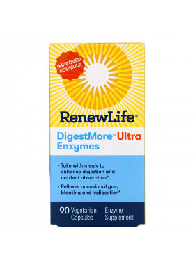 Renew Life, DigestMore Ultra Enzymes, 90 Vegetarian Capsules