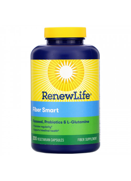 Renew Life, Fiber Smart, 200 Vegetarian Capsules