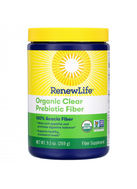 Renew Life, Organic Clear Prebiotic Fiber, 9.5 oz (269 g)