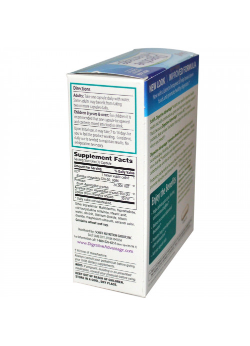 Schiff, Digestive Advantage, Intensive Bowel Support, 32 Capsules