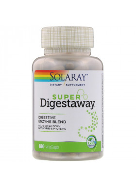 Solaray, Super Digestaway, Digestive Enzyme Blend, 180 VegCaps