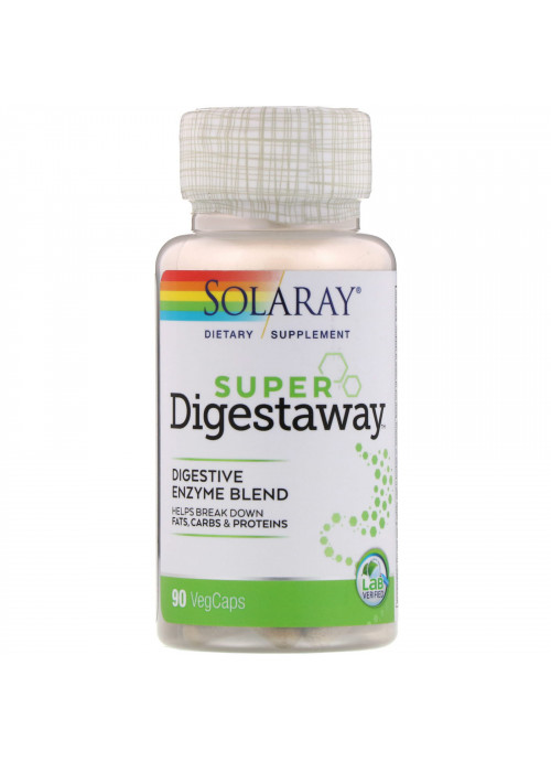 Solaray, Super Digestaway, Digestive Enzyme Blend, 90 VegCaps