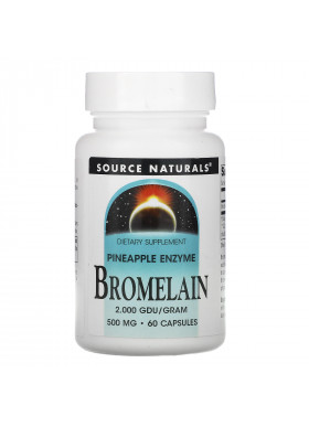 Source Naturals, Bromelain, 500 mg, 60 Capsules