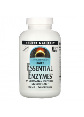 Source Naturals, Daily Essential Enzymes, 500 mg, 240 Capsules