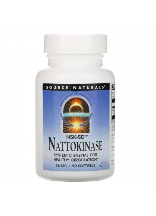 Source Naturals, NSK-SD, Nattokinase, 36 mg, 90 Softgels