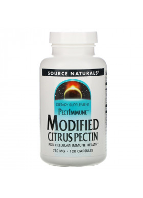 Source Naturals, PectImmune, Modified Citrus Pectin, 750 mg, 120 Capsules