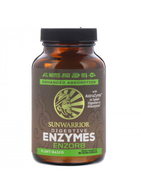 Sunwarrior, Enzorb Digestive Enzymes, 90 Vegan Capsules