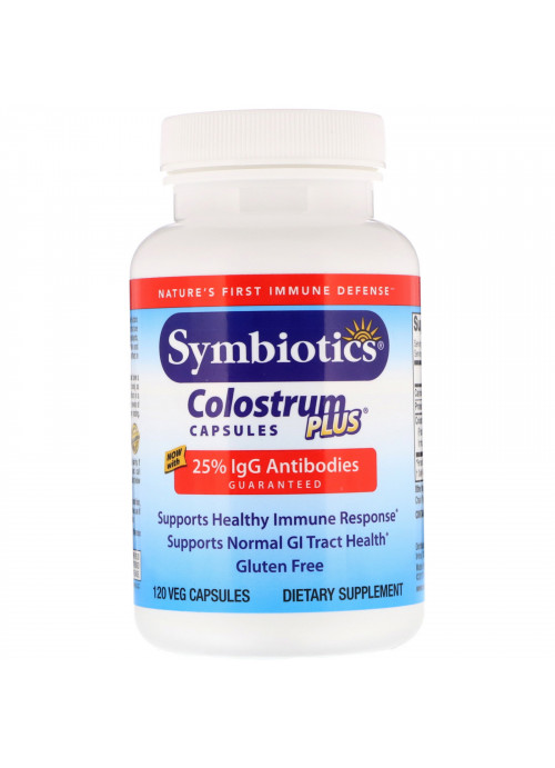Symbiotics, Colostrum Plus, 120 Veg Capsules