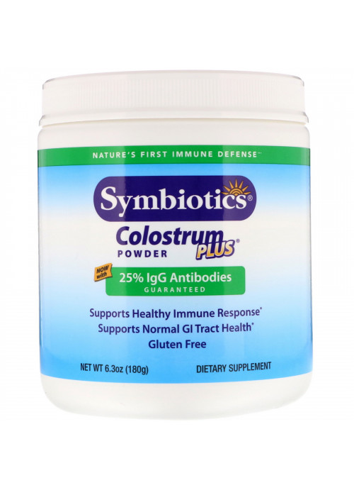 Symbiotics, Colostrum Plus, Powder, 6.3 oz (180 g)