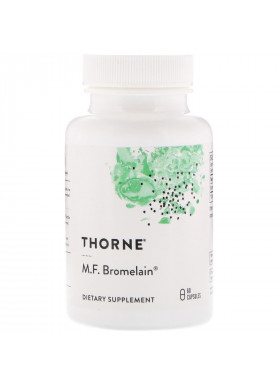 Thorne Research, M.F. Bromelain, 60 Capsules