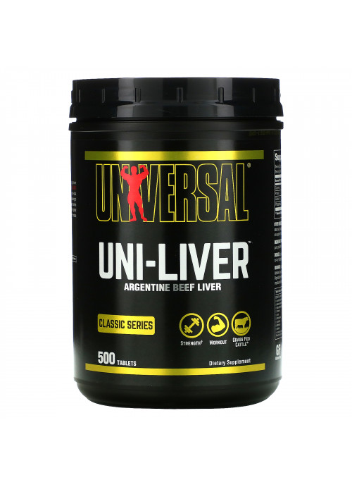 Universal Nutrition, Classic Series, Uni-Liver, Argentine Beef Liver, 500 Tablets