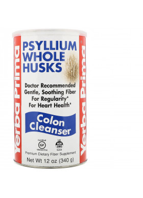 Yerba Prima, Psyllium Whole Husks, Colon Cleanser, 12 oz (340 g)