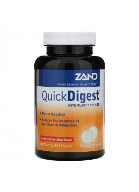 Zand, Quick Digest, Citrus Flavor, 90 Chewable Tablets