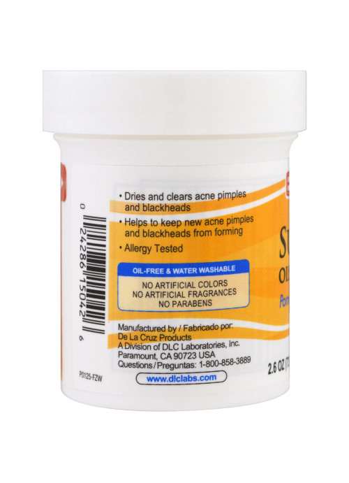 De La Cruz, Sulfur Ointment, Acne Medication, Maximum Strength, 2.6 oz (73.7 g)
