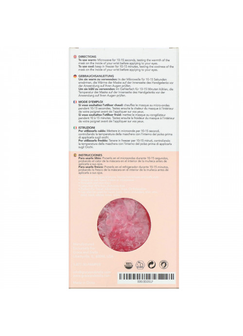 Grace & Stella, Gel Bead Eye Mask, 8 fl oz (236 ml)