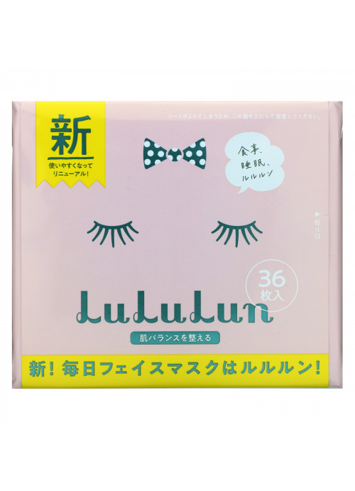 Lululun, Restore Skin Balance, Face Mask, 36 Sheets, 17.58 fl oz (520 ml)