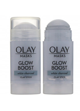 Olay, Masks, Glow Boost, White Charcoal Clay Stick Mask, 1.7 oz (48 g)
