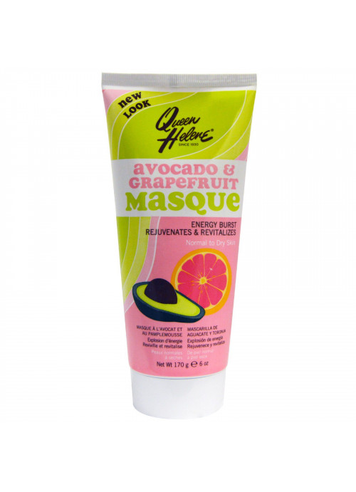 Queen Helene, Avocado & Grapefruit Masque, Energy Burst, Normal to Dry Skin, 6 oz (170 g)