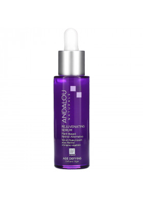 Andalou Naturals, Rejuvenating Serum, Plant-Based Retinol Alternative, Age Defying, 1 fl oz (30 ml)