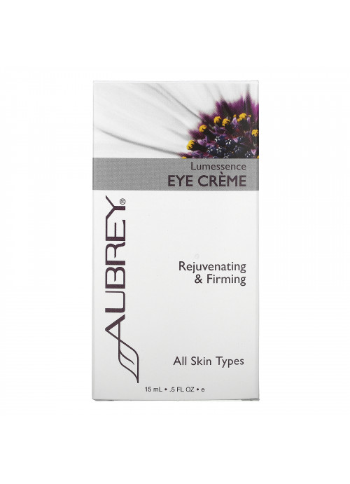 Aubrey Organics, Lumessence Eye Cream, All Skin Types, .5 fl oz (15 ml)