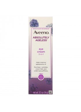 Aveeno, Absolutely Ageless, Eye Cream, .5 oz ( 14 g) (Discontinued Item)