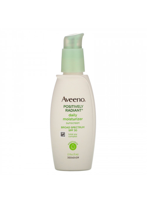 Aveeno, Active Naturals, Positively Radiant, Daily Moisturizer, SPF 30, 2.5 fl oz (75 ml)