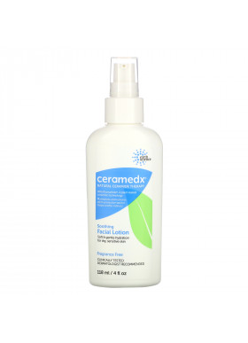 Ceramedx, Soothing Facial Lotion, Fragrance Free, 4 fl oz (118 ml)
