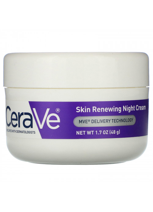 CeraVe, Skin Renewing Night Cream, 1.7 oz (48 g)