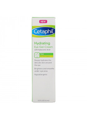 Cetaphil, Hydrating Eye Gel-Cream with Hyaluronic Acid, 0.5 fl oz (14 ml)