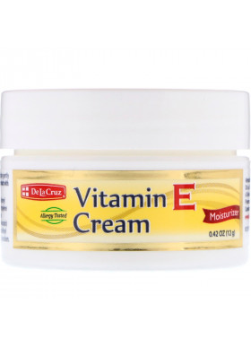 De La Cruz, Vitamin E Cream, 0.42 oz (12 g)