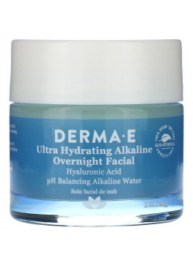 Derma E, Ultra Hydrating Alkaline Overnight Facial, 2 oz (56 g)